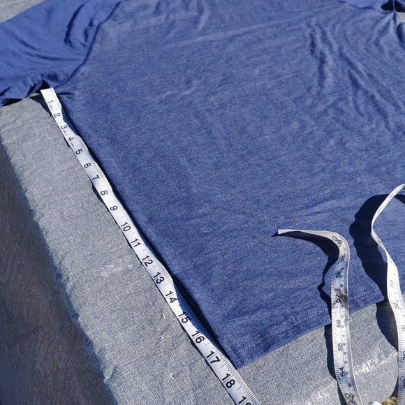 CLOUDVEIL Medium Med M Men's T-shirt Tee Shirt NWT New blue short sleeves - Picture 8 of 10